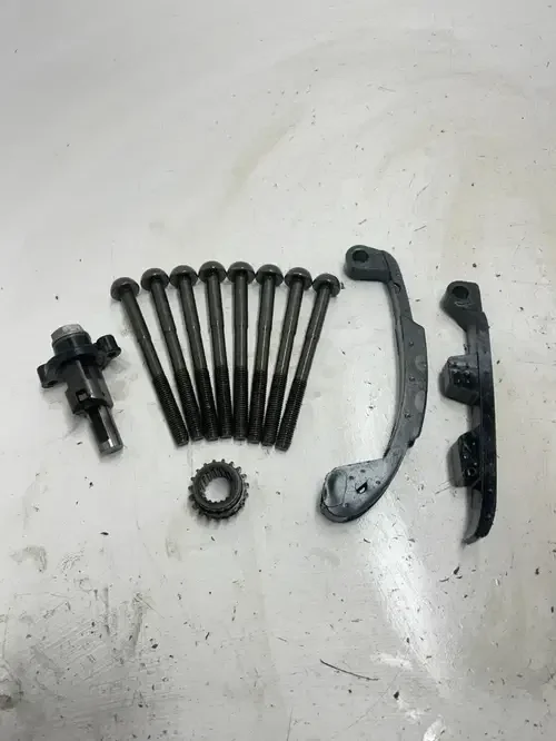 06 2006 Triumph Tiger 955i OEM Cam Chain Guide Head Stud Bolts Tensioner Gear