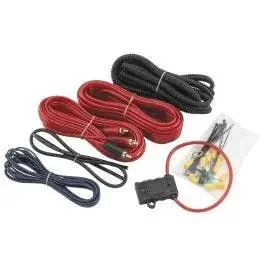10 Gauge Amplifier Installation Kit with High Performance RCA Interconnect Wire