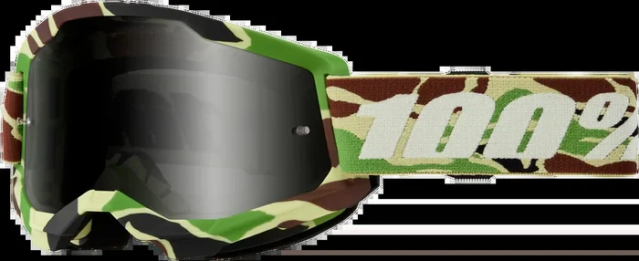 100% 610-5246 50030-00006 STRATA 2 SAND GOGGLE WAR CAMO SMOKE LENS