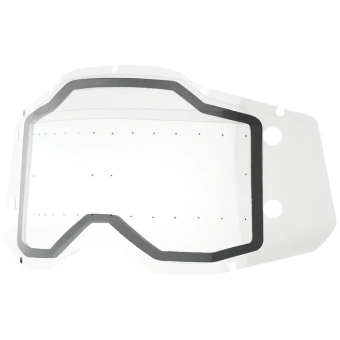 100% Accuri 2/Racecraft 2/Strata 2 Forecast Dual Pane With Bumps Replacement Lens Goggles Accessories