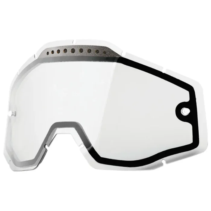 100% Accuri/Racecraft/Strata Dual Pane Vented Replacement Lens Goggles Accessories