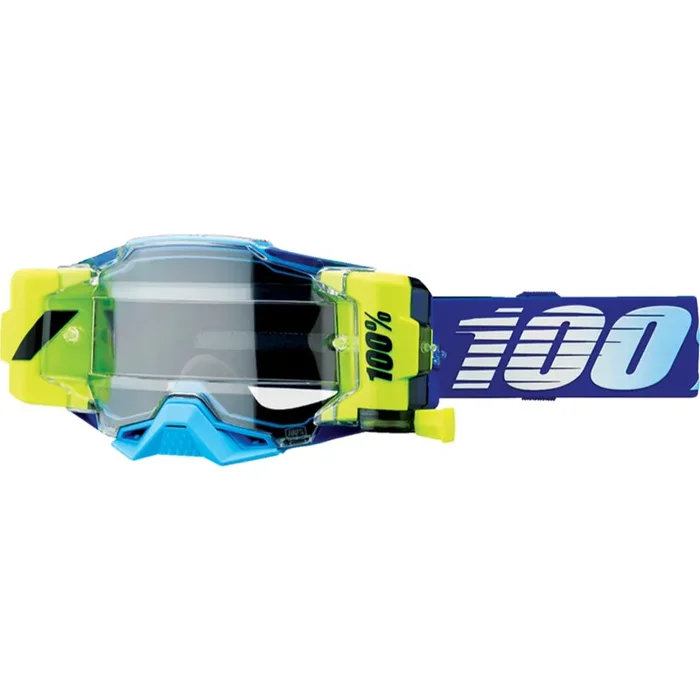 100% Armega Forecast Roll-Off Royal Adult Off-Road Goggles
