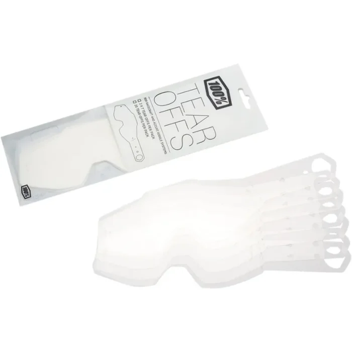100% Racecraft/Accuri/Strata Laminated Tear-Off Goggle Accessories