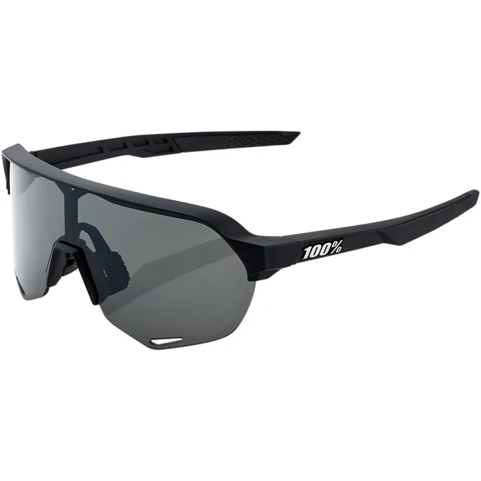 100% S2 Sunglasses – Black – Smoke 61003-102-02