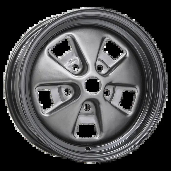 14×6 25 Series Mercury Cougar 1969-70 Black Outer/Argent 5×4.5″ bolt 4″ backspace