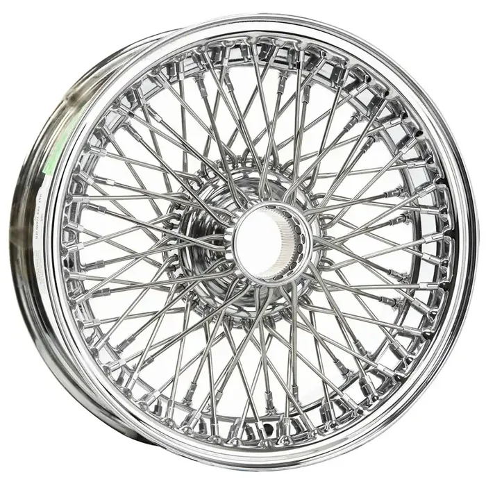 14×6 Dayton Wire 72 Spoke Chrome TT