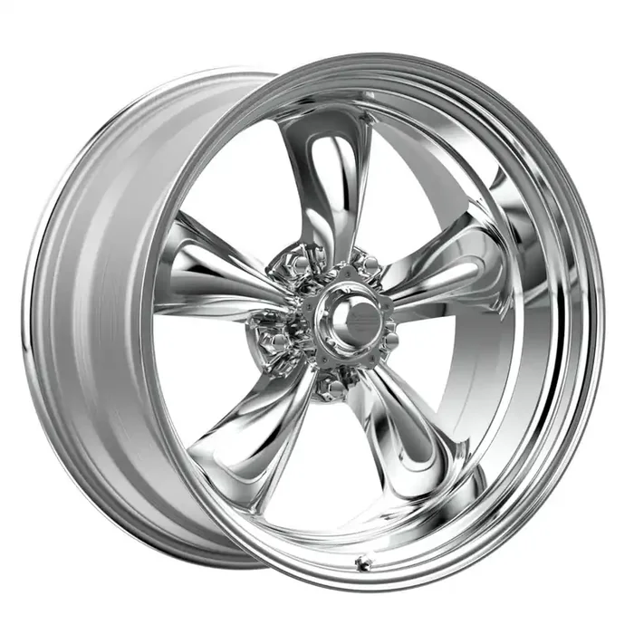 14×6 VN515 Torq Thrust II Polished 5×4.5 bolt 3.42″ back