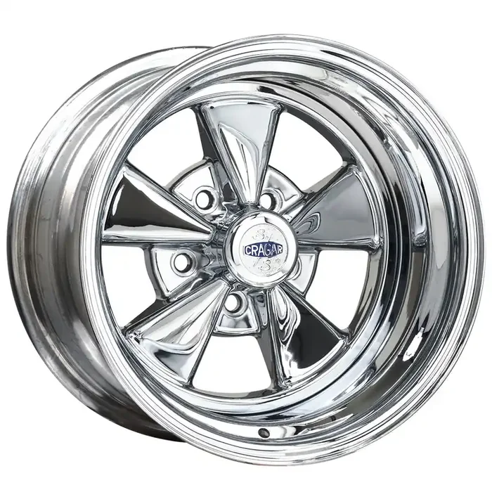 15×10 Cragar 61C SS 5×5.5″ bolt 4.25″ backspace