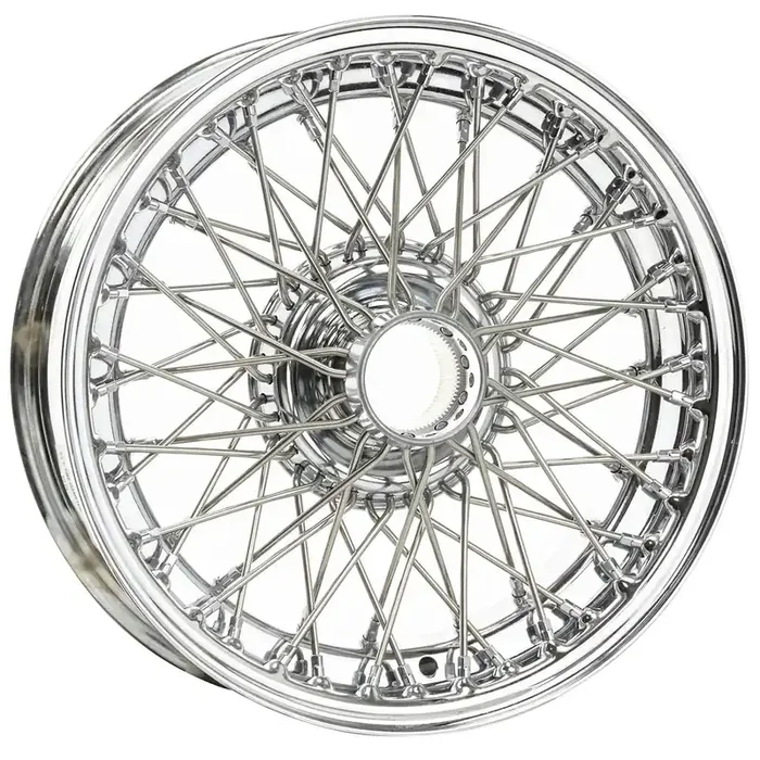 15×4.5 Dayton Wire 60 Spoke Chrome TT
