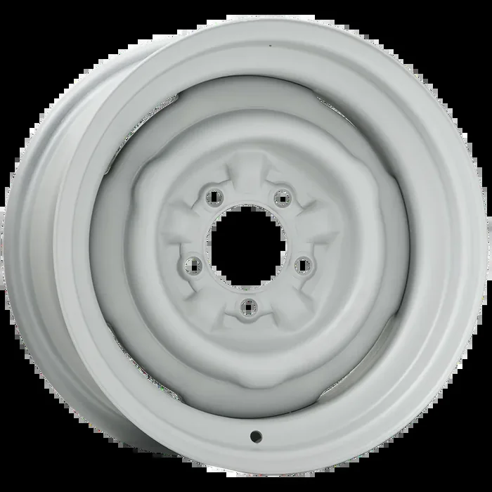 15×6 OE Steel Primer 5×5.5″ bolt 3.75″ backspace