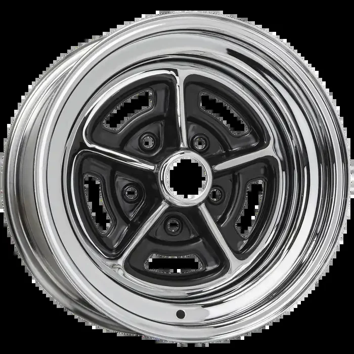 15×7 Buick Rallye Chrome 5×4.75″ bolt 4″ backspace