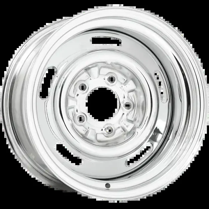 15×8 Corvette Style Rallye Chrome 5×4.75″ bolt 4″ backspace