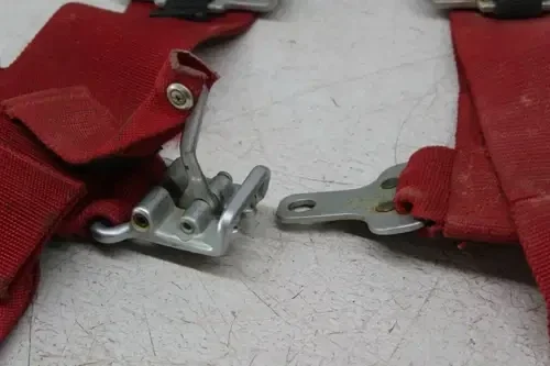 2011 POLARIS RZR XP 900 DRAGONFIRE BRAND FIVE POINT SEAT HARNESS PAIR