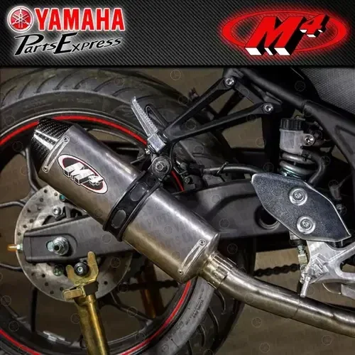2015 – 2020 YAMAHA YZF-R3 YZF R3 MT03 MT-03 M4 FULL RACE SYSTEM W/ TI MUFFLER