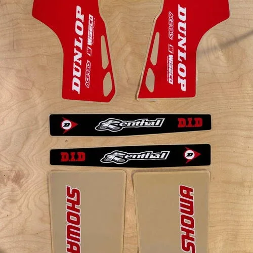 2019-2024 Honda swingarm Showa fork guard graphics 21mil gloss laminated