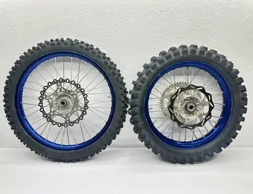 2020 Yamaha YZ250X DID Wheel Set Front Rear 21/18 Inch Rim Sprocket Hub Blue YZ