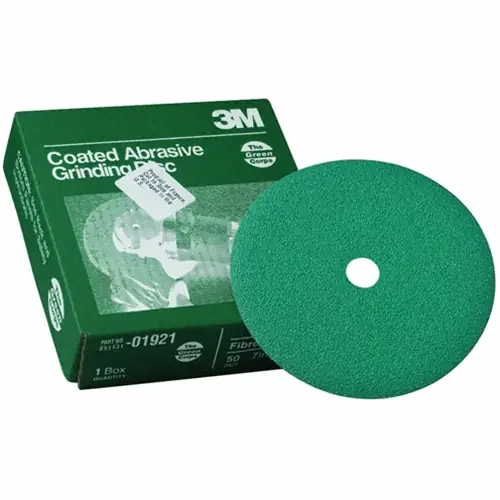 3M Green Corps 7″ Fibre Grinding Discs