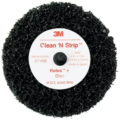 3M Scotch-Brite Roloc + Clean & Strip Disc Black – 07466