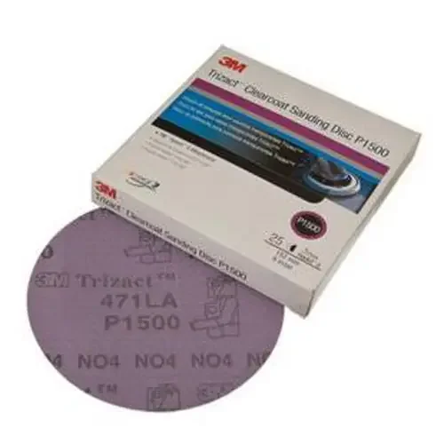 3M Trizact 3″ Hookit Clear Coat Sanding Disc- 02094