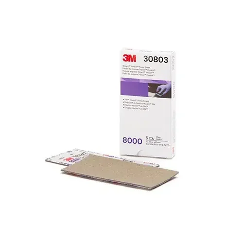 3M Trizact Hookit Foam Sheet, 70mm x 140mm, 8000G – 30803