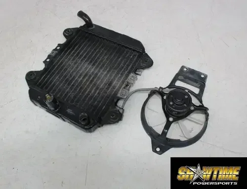 88-07 KAWASAKI NINJA 250 EX250 ENGINE RADIATOR MOTOR COOLER COOLING RADIATER FAN
