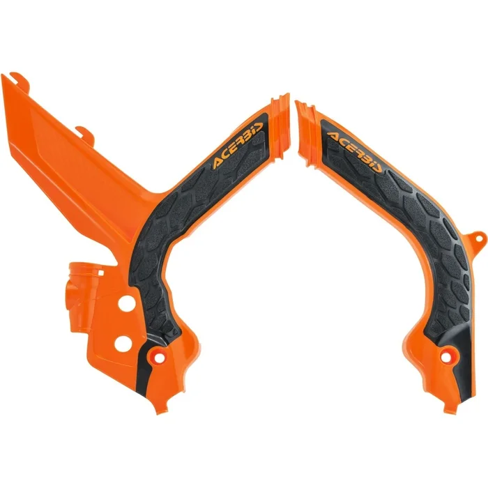 Acerbis X-Grip Frame Guards Orange/Black 2783155225