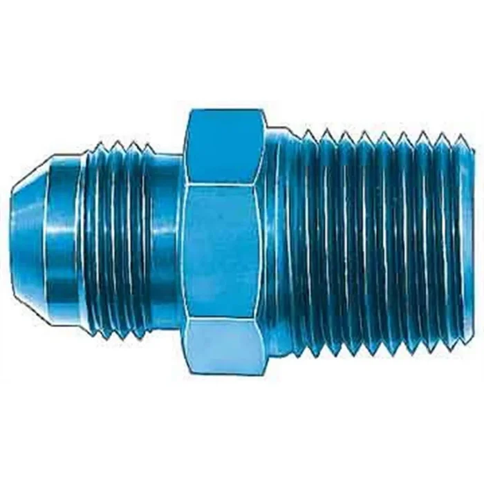 Aeroquip Aluminum -12 Male AN to 1/2 ” NPT Straight Adapter