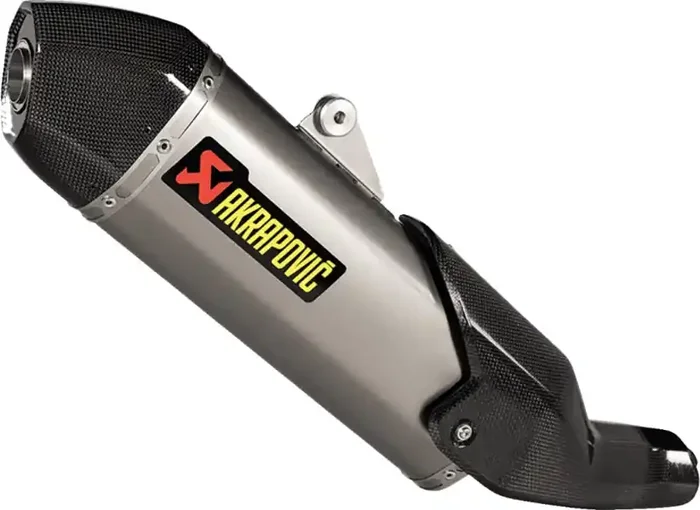Akrapovic Slip-On Line Muffler for 2022 – 2024 Ducati DesertX ~ 1811-4437; Titanium, Size One Size (TOS)