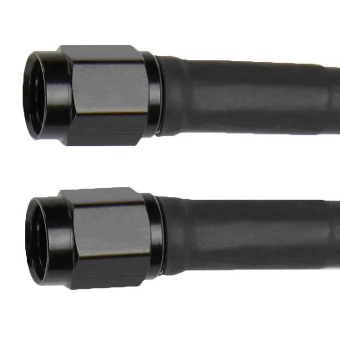 Allstar Performance 60 ” #3 Black Coated Braided Line -3AN Straight / -3AN Straight Ends