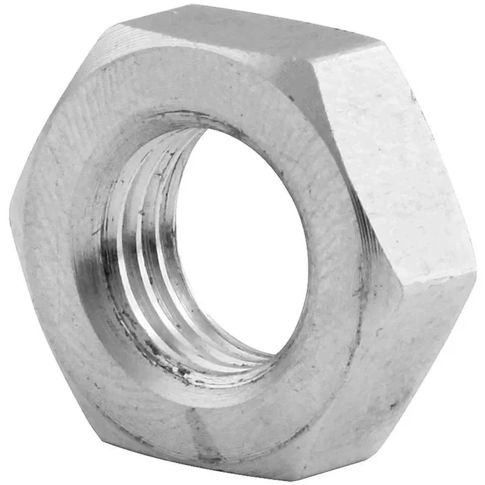 Allstar Performance 7/16-20 ” RH Thread Jam Nut Aluminum Natural – Set of 10