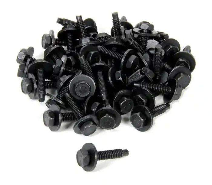 Allstar Performance Body Bolt 1-1/8in 50pk Black ALL16553-50