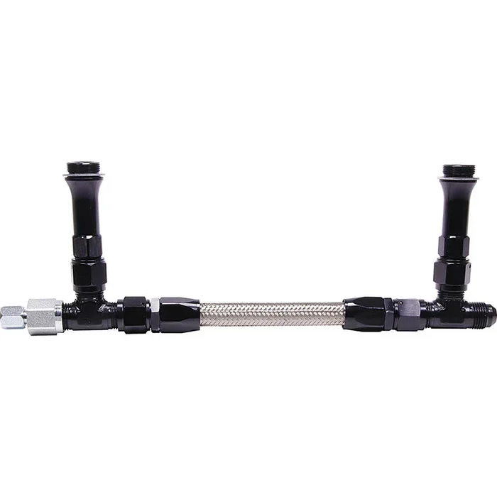 Allstar Performance Fuel Line Kit -8 Line, 9-5/8 ” CTC Holley 4150 w/ Willy’s / KB meter block – Black