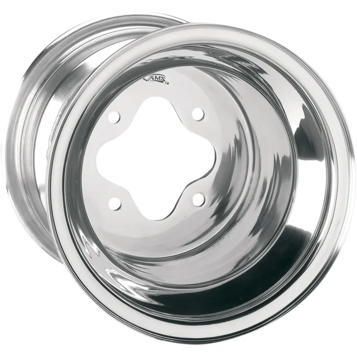 AMS 0232-0112 261-99115P3 Standard-Lip Spun Aluminum Wheel Wheel – Spun – Standard Lip – Rear – 9×9 – 4/115 – 3+6