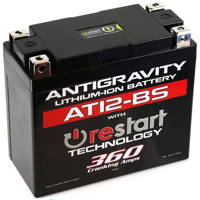 Antigravity 58-7003 AG-AT12BS-RS LITHIUM BATTERY AT12BS-RS 360 CA