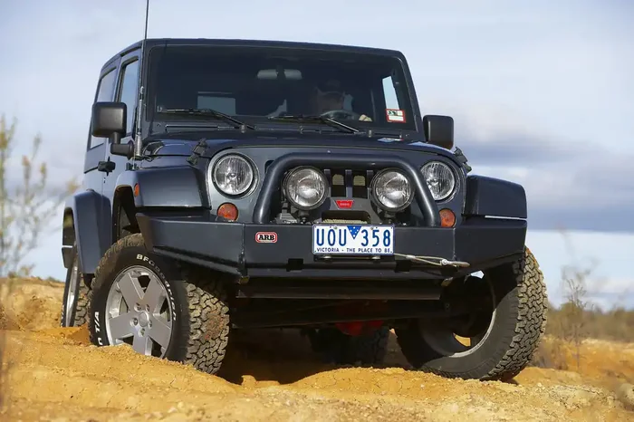 ARB 3450210 Rockbar Bull Bar Bumper in Black for 07-18 Jeep Wrangler JK