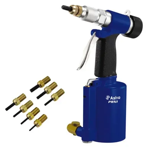 Astro Pneumatic 3/8″ Capacity Pneumatic Rivet Nut Setting Kit – Metric & SAE – PRN1