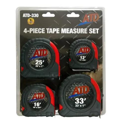 ATD Tools 4 Pc. Tape Measure Set – 330