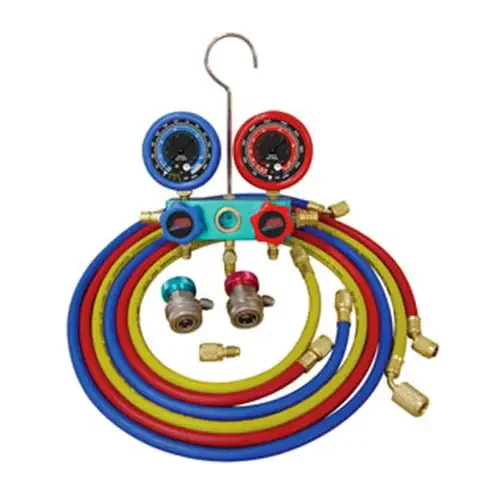 ATD Tools Deluxe Dual Aluminum A&sol;C Manifold Gauge Set – 3695