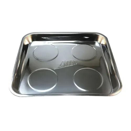 ATD Tools Stainless Steel Square Magnetic Tray – 8762