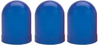 Auto Meter 3207 3 Pack Light Bulb Covers in Blue