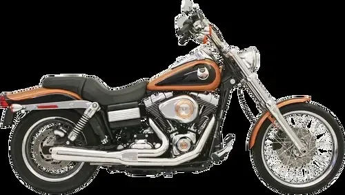 BASSANI XHAUST Road Fits Rage Exhaust – Chrome – Short – ’06-’17 FXD 13112J