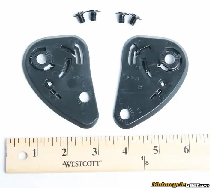 Bell Hinge Plate Kit – Fits Qualifier, Qualifier DLX, Vortex and Revolver Evo Helmets (VO)