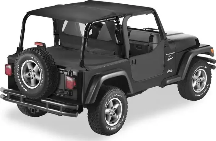 Bestop Safari Header Combo for 97-02 Jeep Wrangler TJ with Hard Top