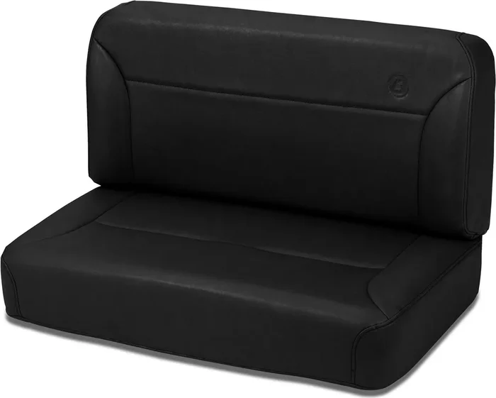Bestop TrailMax II Fixed Rear Bench Seat in Vinyl for 55-95 Jeep CJ-5, CJ-6, CJ-7, CJ-8 Scrambler & Wrangler YJ