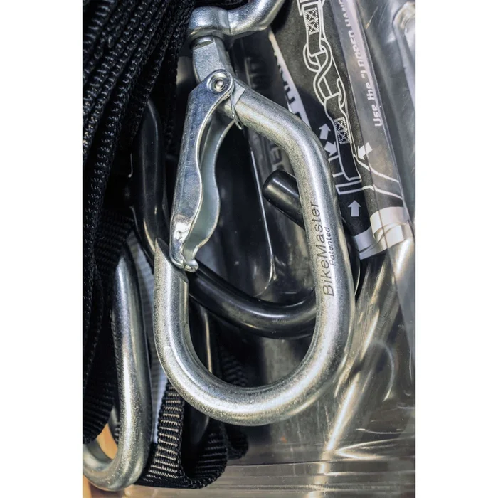 BikeMaster Swivel Soft Hook Tie Downs Black 1.5 ” x 84 ” [MPN: 100541]