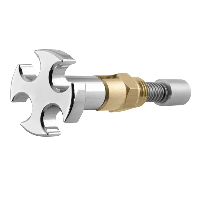 Biker’s Choice Enrichener Knobs for V-Twin – Cross with Cut-Out [MPN: 120247]