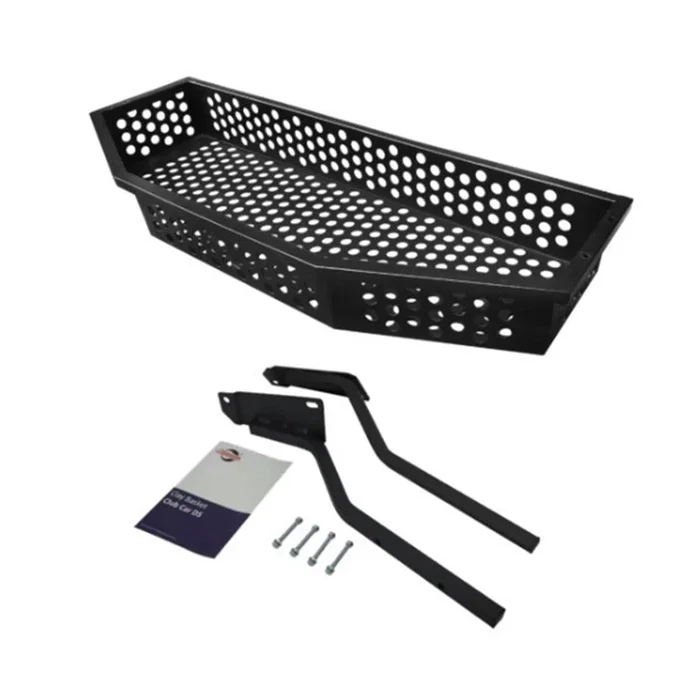 Birdie Pro Front Clay Basket (Cargo Basket) for Club Car DS with Mounting Brackets CBDS01