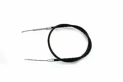 Black Clutch Cable +4 Over Stock for Harley Davidson by V-Twin