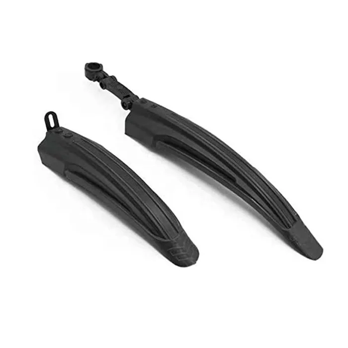 Bravovelo Adjustable Mountain Bike / eBike Fenders – Front/Rear Black [MPN: B088YT6QKZ]