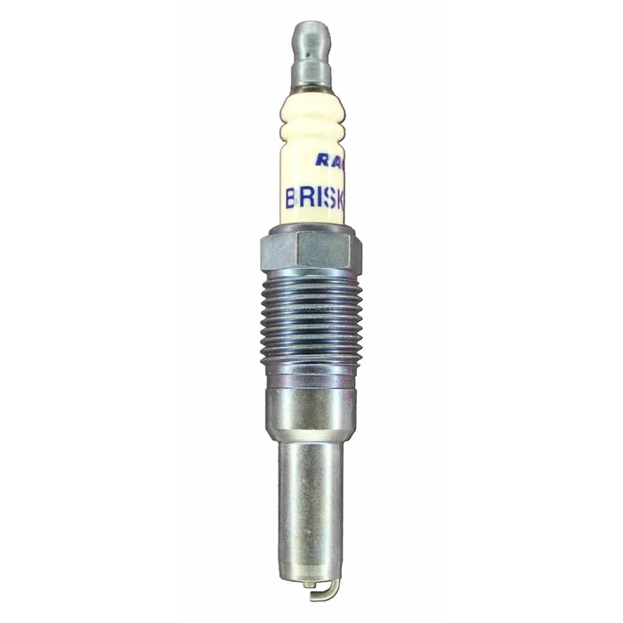Brisk Silver Racing Spark Plug – 16 mm Thread – 22 mm R – Heat Range 14 – Tapered Seat – Resistor